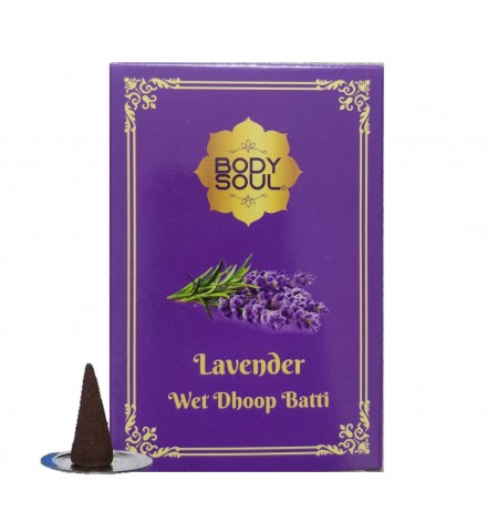 Bodysoul Lavender Wet Dhoop Batti 